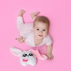 Развивающая игрушка-грелка «Зайка», с вишнёвыми косточками - фото 21501085