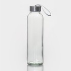 Бутылка для воды стеклянная в чехле Доляна «Ротанг», 500 мл, h=22 см - Фото 3