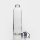 Бутылка для воды Доляна «Ротанг», 500 мл, h=22 см, в чехле, стекло, чехол МИКС - Фото 6