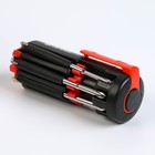 Фонарь многофункциональный, мультитул 8 в 1 «Мастер на все руки», 6LED, 7 отвёрток, 4×10 см - Фото 2