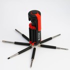 Фонарь многофункциональный, мультитул 8 в 1 «Мастер на все руки», 6LED, 7 отвёрток, 4×10 см - Фото 3