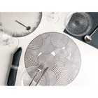 Салфетка сервировочная на стол «Гипноз», d=38 см, цвет серебро (комплект 12 шт) - фото 24336897