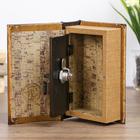 Шкатулка книга - сейф «Классика русской охоты», дерево, с замком, 17×11×5 см - Фото 3