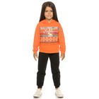 Комплект для девочек, рост 104 см, цвет оранжевый - фото 109872181