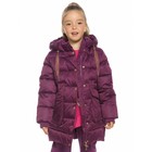 Пальто для девочек, рост 98 см, цвет лиловый - Фото 4