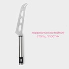 Нож для сыра Доляна Fargo, 26×3×2 см, сырорезка, нержавеющая сталь, серебристый - Фото 2