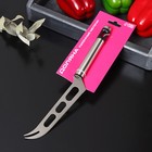 Нож для сыра Доляна Fargo, 26×3×2 см, нержавеющая сталь, цвет серебряный - Фото 3