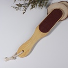 Тёрка для ног, наждачная, двусторонняя, 29 см, деревянная - Фото 3