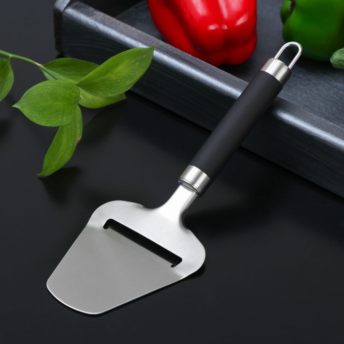 Нож для сыра Доляна Venus, 23×8 см, нержавеющая сталь, цвет чёрный - Фото 1