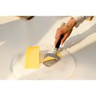 Нож для сыра Доляна Venus, 23×8 см, нержавеющая сталь, чёрный - Фото 2