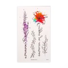 Набор с тату-переводками «Цветы с надписями» - фото 6550772