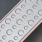 Пилка для пяток, овальная, лазерная, двусторонняя, 23 см, розовая - Фото 4