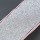 Пилка для пяток, овальная, лазерная, двусторонняя, 23 см, розовая - Фото 5