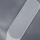 Пилка для пяток, овальная, лазерная, двусторонняя, 23 см, белая - Фото 4