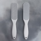 Пилка для пяток, овальная, лазерная, двусторонняя, 23 см, белая - Фото 2