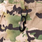 Карабин с кольцом для ключей и открывашкой, чёрный 5 см - Фото 4