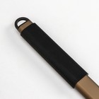 Лопатка перфорированная Delicate, 103×23 см, с разборной ручкой, цвет коричневый - Фото 4