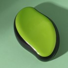 Тёрка для ног «Delicate petal», лазерная, 10,3 см, цвет чёрный/зелёный - Фото 3