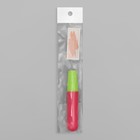 Крючок для мастера, 16 см, цвет розовый/зелёный - фото 7152304