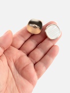 Набор пластиковых пуговиц на ножке, d=23 мм, 5 шт., цвет белый - Фото 3