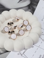 Пуговицы на ножке, пластиковые, d=15 мм, набор 10 шт., белые - Фото 2