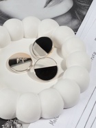 Пуговицы на ножке, пластиковые, d=25 мм, набор 5 шт., чёрные - Фото 2