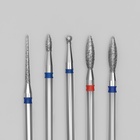 Фрезы для маникюра, алмазные, 5 шт., разная форма и зернистость - Фото 2