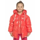 Куртка для девочек, рост 98 см, цвет коралловый - Фото 4