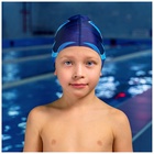 Шапочка для плавания детская ONLYTOP Swim «Акула», тканевая, обхват 46-52 см, МИКС - Фото 3