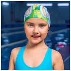 Шапочка для плавания детская ONLYTOP «Зайчонок», тканевая, обхват 46-52 см - фото 4346680