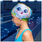 Шапочка для плавания детская ONLYTOP «Зайчонок», тканевая, обхват 46-52 см - фото 11922339