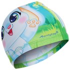 Шапочка для плавания детская ONLYTOP «Зайчонок», тканевая, обхват 46-52 см - Фото 6
