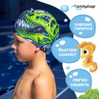 Шапочка для плавания детская ONLYTOP «Череп», тканевая, обхват 46-52 см 7445112 - фото 13422582