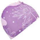 Шапочка для плавания детская ONLYTOP Swim «Цветы», тканевая, обхват 46-52 см - Фото 7