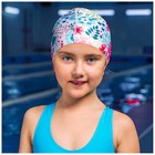 Шапочка для плавания детская ONLYTOP Swim «Цветочный мир», тканевая, обхват 46-52 см - Фото 3