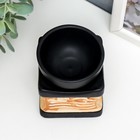 Аромалампа для эфирных масел «Наскальная живопись», керамика, 6.5×6.5×7.7 см, МИКС - Фото 3