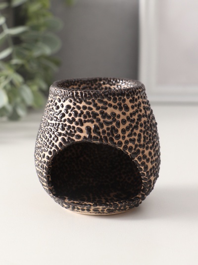 Аромалампа для эфирных масел «Ребристый шар», керамика, 7×7×7.5 см, МИКС