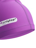 Шапочка для плавания детская ONLYTOP SWIM, тканевая, обхват 46-52 см, цвет фиолетовый - фото 7668921