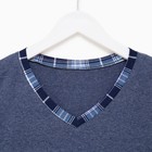 Комплект (футболка/шорты) мужской, цвет серо-голубой, размер 62 - Фото 6