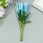 Декор для творчества «Иван чай» 1 букет=10 цветков голубой 1.5?14 см (комплект 10 шт) - фото 49536164