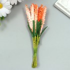 Декор для творчества "Иван чай" 1 букет=10 цветков оранжевый 1,5х14 см (комплект 10 шт) - фото 27135019