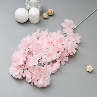 Цветы искусственные «Фиалка Мария», h=85 см, d цветка 6.5 см, розовые