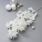 Цветы искусственные "Фиалка Мария" 85 см d-6,5 см, белый - фото 320100554