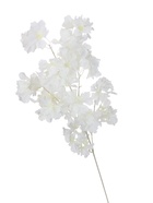 Цветы искусственные «Фиалка Мария», h=85 см, d=6.5 см, белые  (артикул 7503333)  большой выбор товаров оптом и в розницу по низким ценам с доставкой