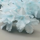 Цветы искусственные "Фиалка Мария" 85 см, диам.цветка=6,5см голубой - фото 7780891