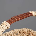 Корзина плетёная для хранения, бамбук, овальная, бежевая, набор 3 шт. - Фото 5