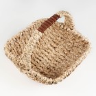 Корзина плетёная для хранения, бамбук, овальная, бежевая, набор 3 шт. - Фото 6