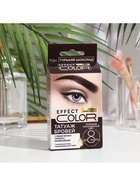 Крем-краска стойкая для бровей Effect Color горький шоколад - Фото 2