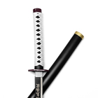 Макет оружия «Сувенирная катана на подставке. Гиу» 75 см, клинок 48 см, чёрная - Фото 5