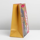 Пакет подарочный крафтовый вертикальный, упаковка, «Красотка», ML 23 х 27 х 11.5 см - Фото 2